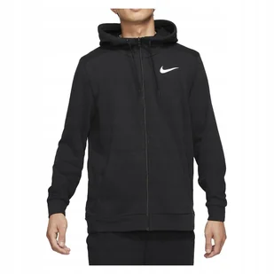 BLUZA MĘSKA NIKE AIR Z KAPTUREM ROZPINANA CZARNA BAWEŁNIANA CJ4317 r. S - Bluzy męskie - miniaturka - grafika 1