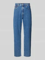 Spodnie męskie - Jeansy o kroju straight fit z 5 kieszeniami model ‘901’ - miniaturka - grafika 1