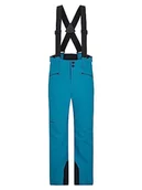 Spodnie narciarskie - Ziener AXI dziecięce spodnie narciarskie, spodnie śniegowe, wodoodporne, wiatroszczelne, ciepłe, Teal Crystal, 140 - miniaturka - grafika 1