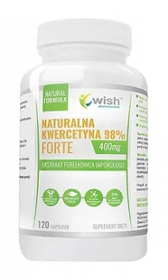 Wish Naturalna Kwercetyna 98% Forte 400mg 120caps - Witaminy i minerały dla sportowców - miniaturka - grafika 2
