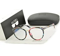 Okulary korekcyjne, oprawki, szkła - Okulary damskie z filtrem BLUE LIGHT do komputera korekcyjne EST-110K Estillo - miniaturka - grafika 1