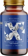 Witaminy i minerały - BrainMax Witamina D3, 5000 IU, 120 kapsułek ziołowych - miniaturka - grafika 1
