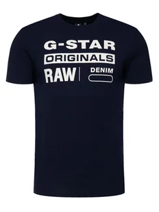 G-Star Raw T-Shirt D14143-336-6067 Granatowy Regular Fit - Koszulki męskie - miniaturka - grafika 1