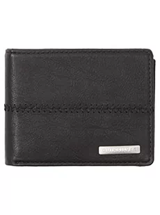 Quiksilver Stitchy – potrójnie składany portfel dla mężczyzn AQYAA03243, Czarny Czarny, L, Casual - Portfele - miniaturka - grafika 1
