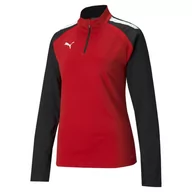 Bluzy sportowe damskie - Damski top treningowy 1/4 zip Puma Team Liga - miniaturka - grafika 1