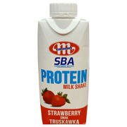 Desery mleczne - Mlekovita - Milk Shake mleczny napój proteinowy o smaku truskawkowym - miniaturka - grafika 1