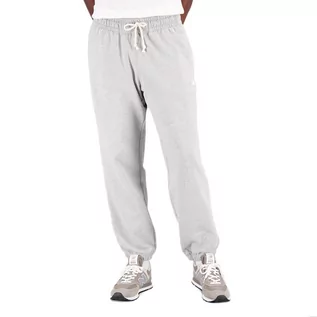 Spodnie sportowe męskie - Spodnie dresowe New Balance MP31503AG - szare - grafika 1