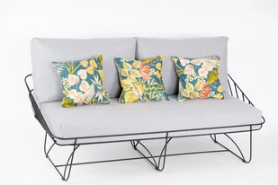 Sofa Ogrodowa Tarasowa Fibonacci Szara - Sofy ogrodowe - miniaturka - grafika 1