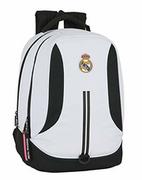 Plecaki szkolne i tornistry - safta Unisex, plecak dziecięcy Real Madryt (1 opakowanie), biały i czarny, 320x200x420 mm, Plecak Adapt. wozek - miniaturka - grafika 1