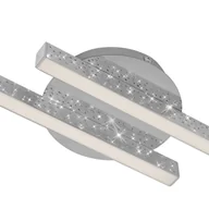 Lampy sufitowe - Briloner Lampa sufitowa Rey, migocząca, 2-pkt., chrom - miniaturka - grafika 1