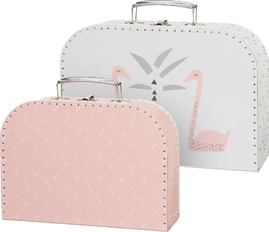 Fresk Fresk Zestaw walizek 2 szt. Łabędź