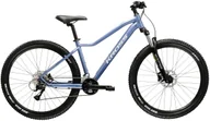 Rowery - Rower górski Kross Lea 4.0 M(17") 27,5 niebiesko-srebrny - miniaturka - grafika 1