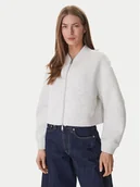 Bluzy damskie - Calvin Klein Bluza LV047AB508 Beżowy Boxy Fit - miniaturka - grafika 1