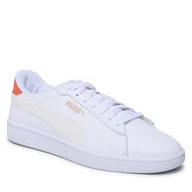 Półbuty męskie - Sneakersy Puma Smash 3.0 L 390987 06 Puma White/Vapor Gray/Pepper - miniaturka - grafika 1
