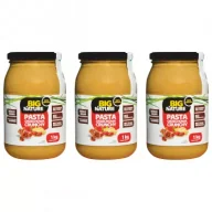 Słodkie kremy i masła - Big Nature Krem orzechowy crunchy zestaw 3 x 1 kg - miniaturka - grafika 1