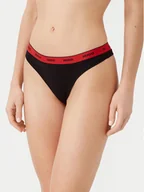 Majtki damskie - Hugo Stringi 50510622 Czarny - miniaturka - grafika 1