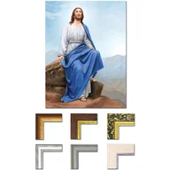 Ikony i obrazy sakralne - Rysunek Jezus Chrystus na Górze Synaj - miniaturka - grafika 1