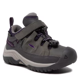 Buty dla chłopców - Trekkingi Keen - Targhee Low Wp 1026292 Magnet/Tillandsia Purple - grafika 1