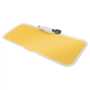 Leitz Tabliczka do notatek szklana A4 na biurko pozioma żółta Cosy 52690019 - Przyborniki na biurko - miniaturka - grafika 4