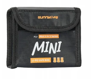 SunnyLife Futerał Etui Pokrowiec ognioodporny 3x Akumulator Dji Mini 5 4 3 Pro Mini 3 / N5p-dc085-3 - Akcesoria do drona - miniaturka - grafika 1