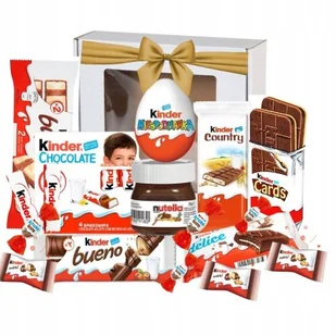 Box Zestaw Słodyczy Kinder Dla Dzieci Idealny Na Dzień Dziecka Urodziny - Zestawy upominkowe - miniaturka - grafika 1