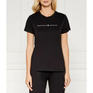 Emporio Armani T-shirt | Regular Fit - Koszulki i topy damskie - miniaturka - grafika 1