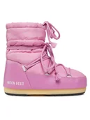 Śniegowce damskie - Moon Boot Śniegowce Light Low Nylon 14600100004 Różowy - miniaturka - grafika 1