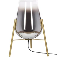 Lampy stojące - Lampa stołowa metalowa złota MENA - miniaturka - grafika 1