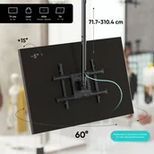 Uchwyty do telewizora - ONKRON TV SET ACC CEILING MOUNT/32-80" BLACK N2L-B N2L-B 4603728440439 - miniaturka - grafika 1