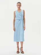 Sukienki - Rinascimento Sukienka koktajlowa CFC0122928003 Błękitny Regular Fit - miniaturka - grafika 1