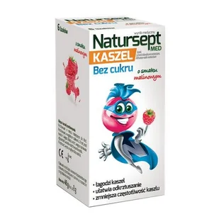 Aflofarm Natursept Med Kaszel, lizaki bez cukru, 6 sztuk  |  !!! 9098206 - Przeziębienie i grypa - miniaturka - grafika 1