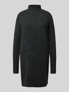 Sukienka z dzianiny o kroju oversized z mieszanki wełny ze stójką model ‘NEMESIO’ - Sukienki - miniaturka - grafika 1