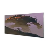 Tablice i flipcharty - Nowoczesny panel szklany Straszna postać 120x60 cm - miniaturka - grafika 1