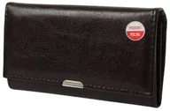 Portfele - Klasyczny Portfel Damski CIEMNA WIŚNIA HARO (PL) Poziomy Mały Skóra Włoska 14 x 9 [cm] - miniaturka - grafika 1