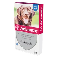 Artykuły przeciw pasożytom - BAYER Advantix Spot-on 25kg - 40kg - miniaturka - grafika 1