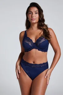 Hunkemöller Figi z wysokim stanem Diva Niebieski - Majtki damskie - miniaturka - grafika 1