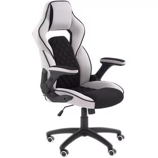 Fotel biurowy, krzesło biurowe Fotel Obrotowy Gabinetowy Sonic Halmar Czarny, Popielaty - Fotele i krzesła biurowe - miniaturka - grafika 1