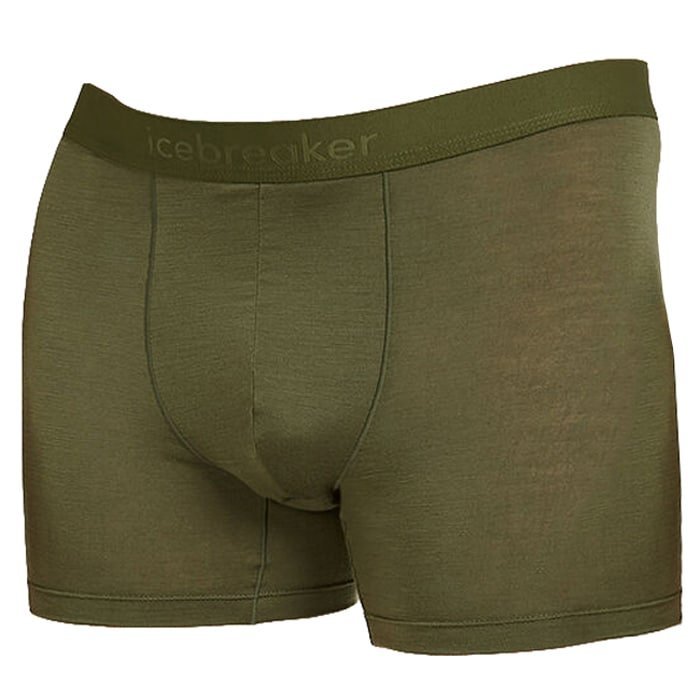 Icebreaker Merino 125 Cool-Lite Anatomica Boxers - bokserki termoaktywne męskie, loden