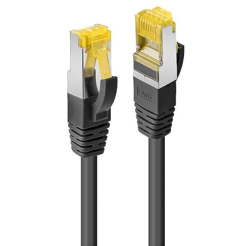 Kabel sieciowy czarny S/FTP LSZH, 2m 10 szt