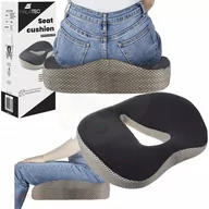 Poduszki na krzesła - Poduszka Ortopedyczna Do Siedzenia Na Krzesło Fotel Do Auta Pianka Memory - miniaturka - grafika 1