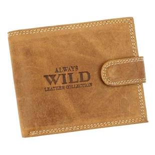 Skórzany męski portfel Wild N992-P-CHM RFID - Portfele - miniaturka - grafika 1