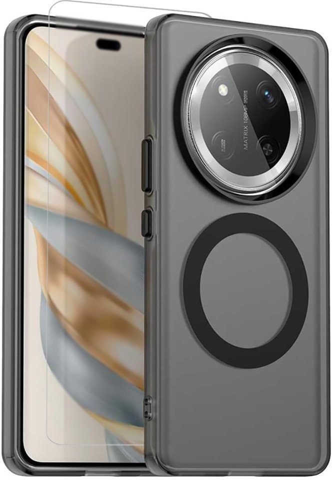 Etui Supero Candy Case do Honor Magic 7 Lite MagSafe, przezroczysto-czarne