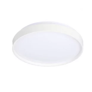 Biały plafon ze zintegrowanym LED-em 13-11282 z serii TEXAS - Lampy sufitowe - miniaturka - grafika 1
