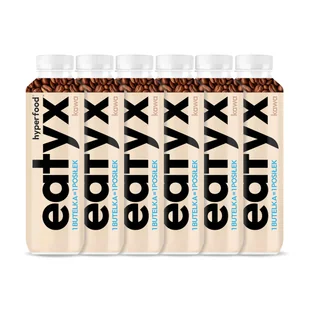 eatyx 6x Gotowy Kompletny Posiłek do Picia w Płynie, Kawa, 500 ml - Szybkie dania obiadowe - miniaturka - grafika 1