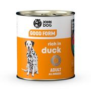 Mokra karma dla psów - JOHN DOG Good form karma mokra dla psa Kaczka 800g - miniaturka - grafika 1