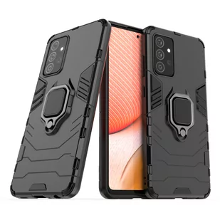 Ring Armor pancerne hybrydowe etui pokrowiec + magnetyczny uchwyt Samsung Galaxy A72 4G czarny - Etui i futerały do telefonów - miniaturka - grafika 1