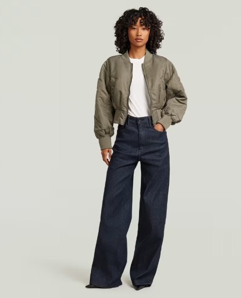 G STAR JEANSY DAMSKIE MOM JEANS WYSOKI STAN CIEMNY GRANAT 28/32 7BA