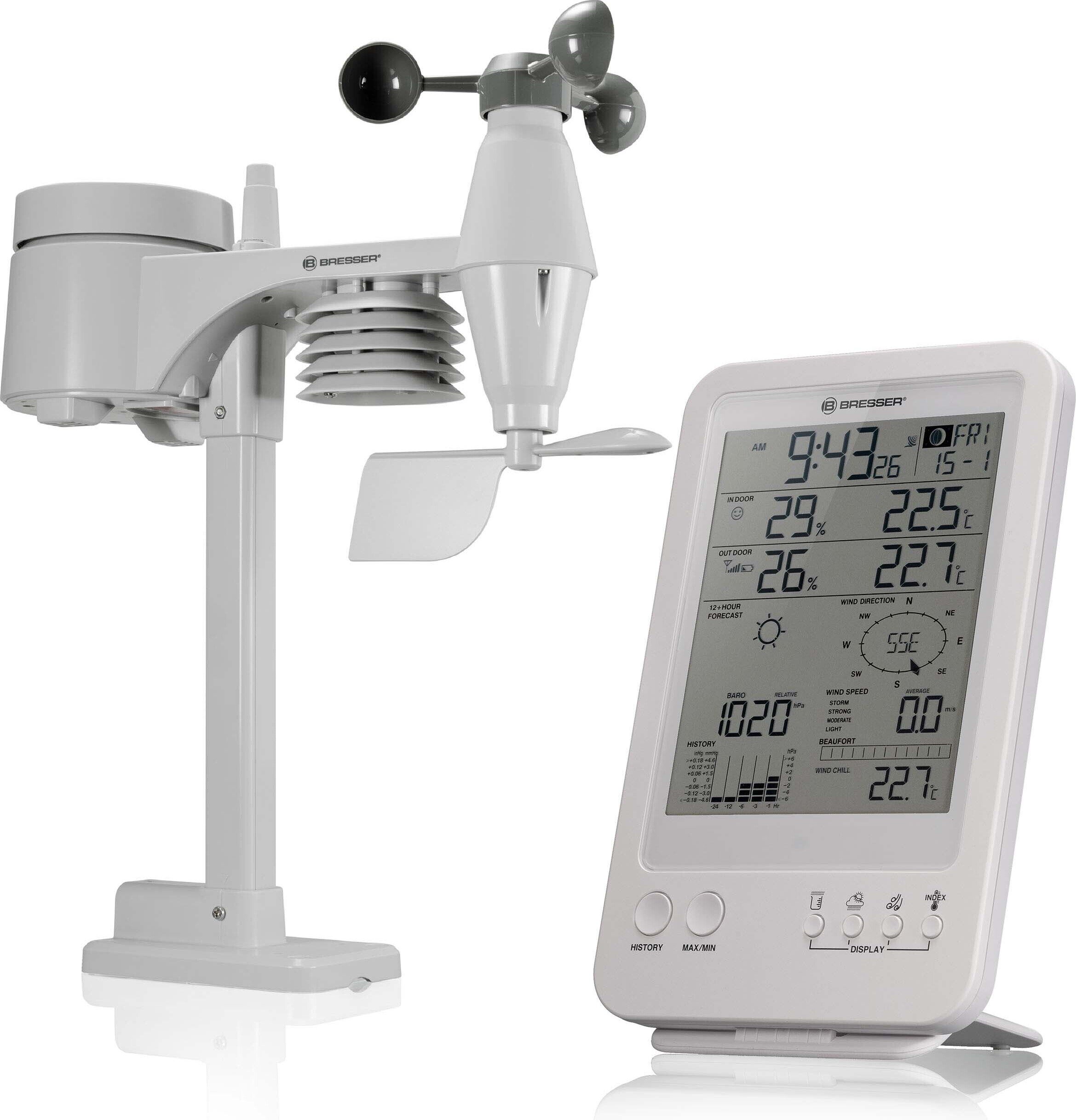 Bresser Weather Centre 5 w 1 biały