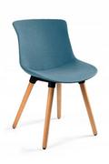 Krzesła - UniqueMeble Krzesło do jadalni, salonu, easy mr, kolor jasny niebieski - miniaturka - grafika 1