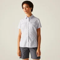 Odzież trekkingowa damska - Travel Packaway damska koszula z krótkim rękawem - miniaturka - grafika 1